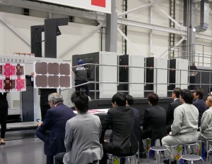 「LITHRONE GX40RP」による厚紙両面印刷