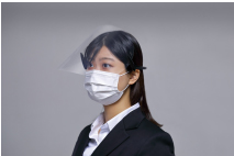 開閉式フェイスシールド ガードワン