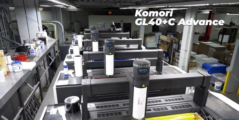 KOMORI　アメリカ・Mainline Printing：5台目のKOMORI機 が期待以上のパフォーマンスを発揮