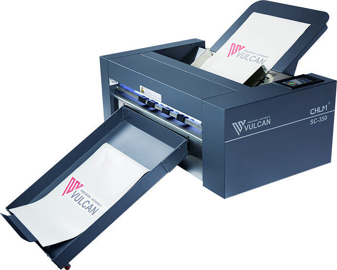 SHITARA　ラベル・シール自動給排紙装置付カッティングプロッター「VULCAN SC−350」発売、小ロットのPOD生産に最適な全自動機