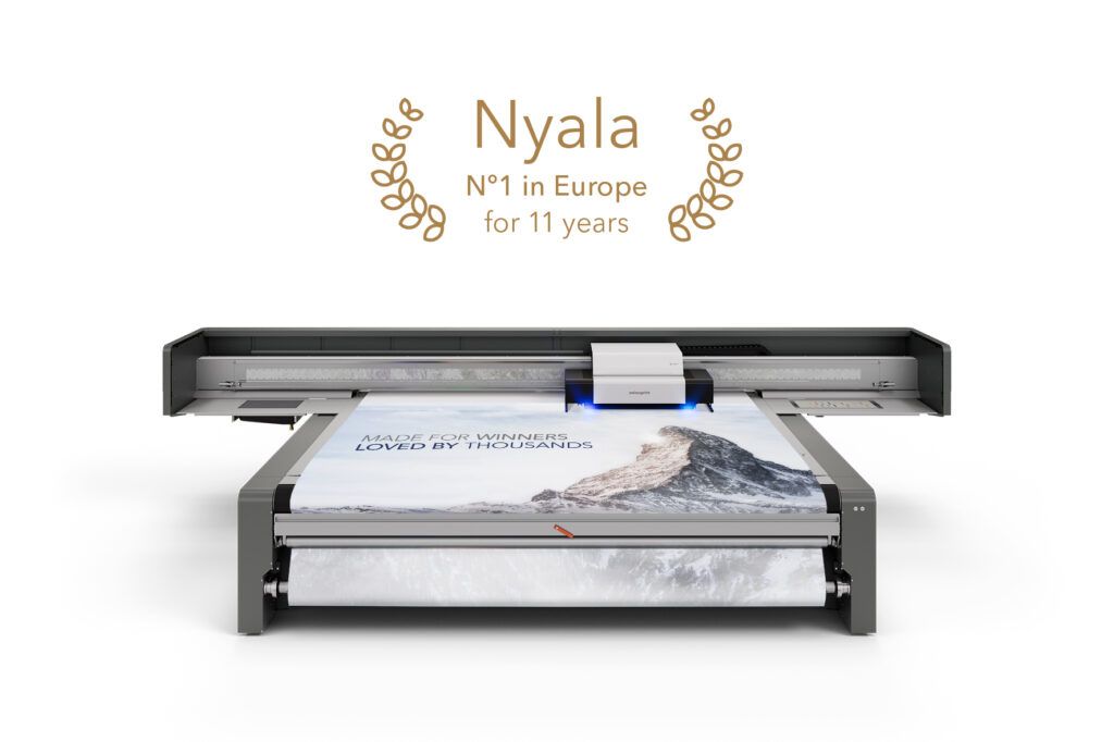 swissQprint　フラットベッドプリンタ市場の欧州販売台数で11年連続１位　進化続ける「Nyala」
