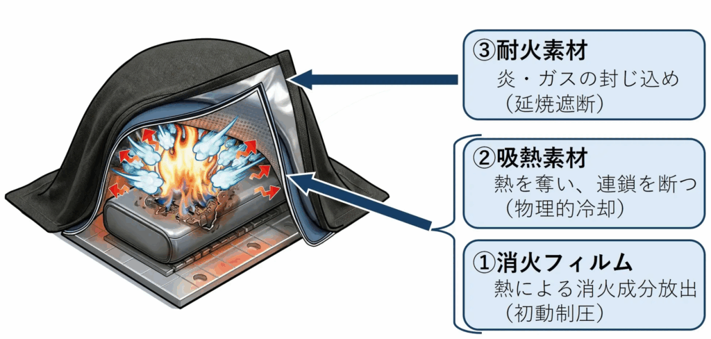 TOPPANHD　東京消防庁とリチウムイオン電池対応型消火器具を共同開発　消火フィルムを軸に熱暴走抑制と延焼遮断を目指す