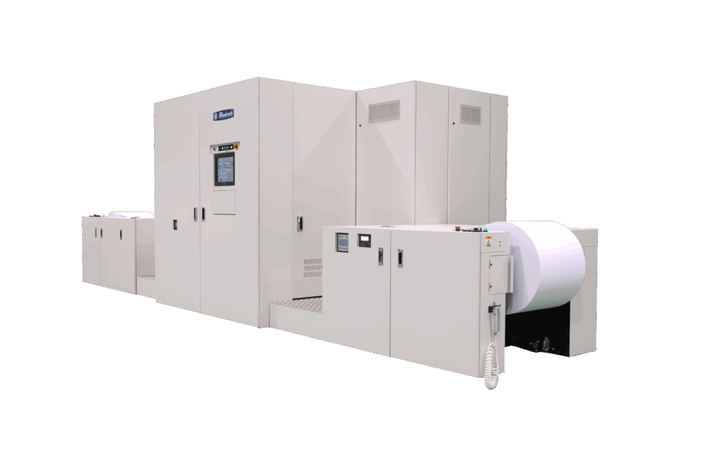【HSF2026】ミヤコシ HSF2026にシングルタワー両面フルカラーインクジェットプリンターMJP20EXGを展示、ホリゾン製本ラインに刷本を提供