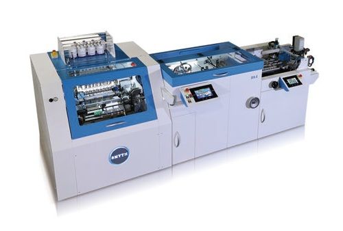 【HSF2026】ホリゾン デジタル印刷機用自動糸かがり製本機SMYTH DX-E、折丁から糸かがりまでワンパスで実現